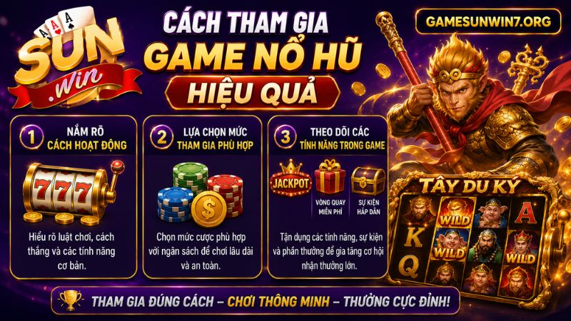 Cách thức tham gia nổ hũ Tây Du Ký