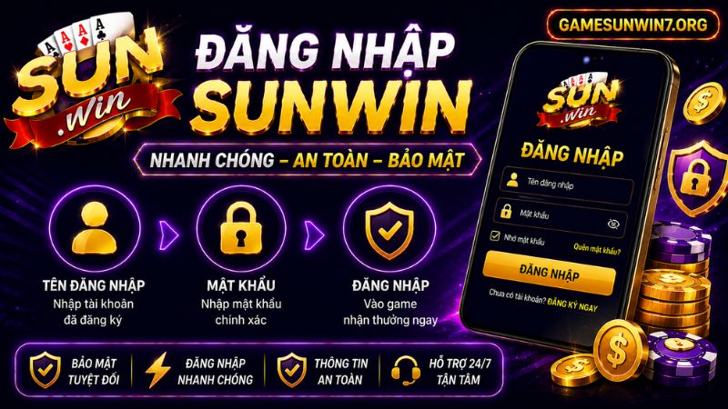 Điều kiện cần để đăng nhập SUNWIN