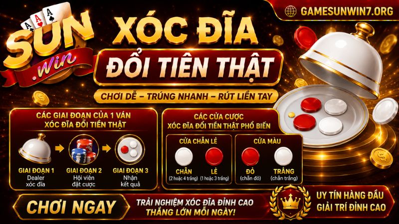 Thông tin sơ lược xoay quanh xóc đĩa đổi tiền thật
