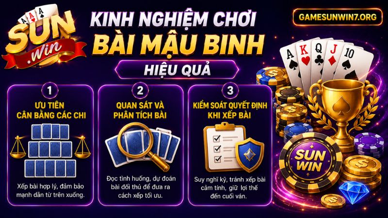 Chia sẻ kinh nghiệm chơi Bài mậu binh